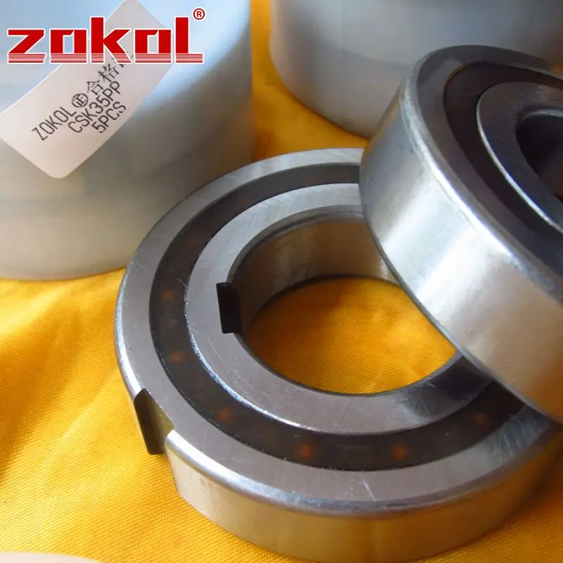 Подшипник ZOKOL CSK35 CSK35PP BB35 ZZ6207 двухканальный односторонний подшипник сцепления