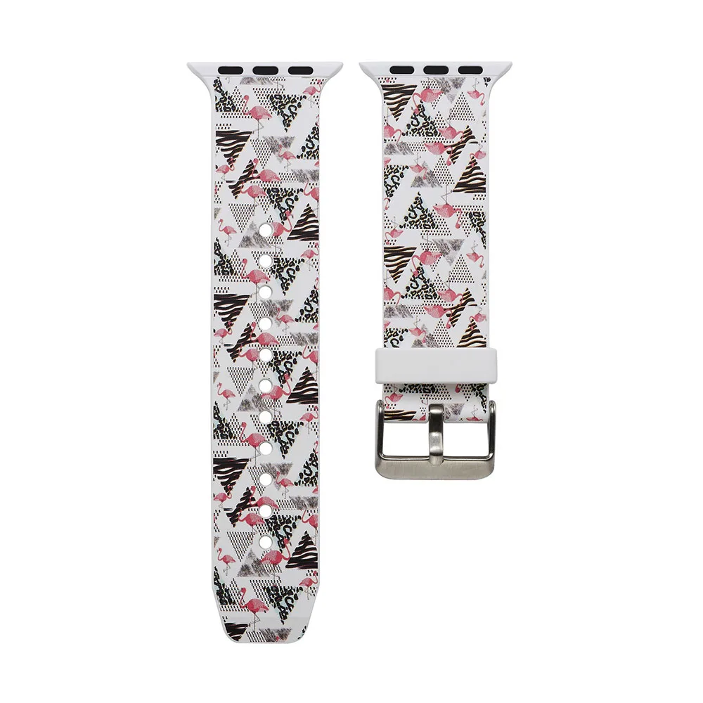 Силиконовый ремешок для Apple Watch 4 44 мм 40 мм силиконовый ремешок для Apple watch series 4 3 2 ремешок для спортивных часов резиновый браслет - Цвет ремешка: C6