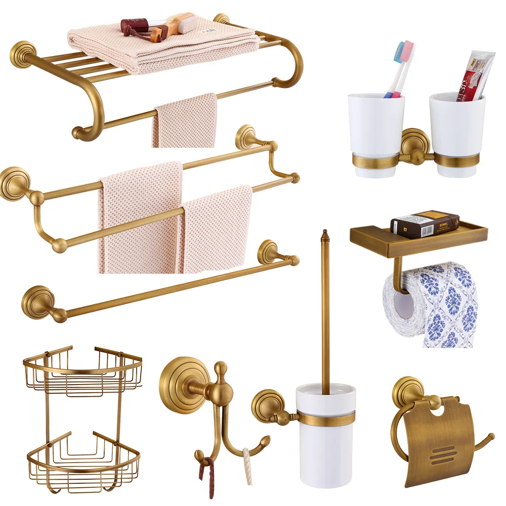 Европейский антикварный туалетный столик для ванной комнаты складная вешалка