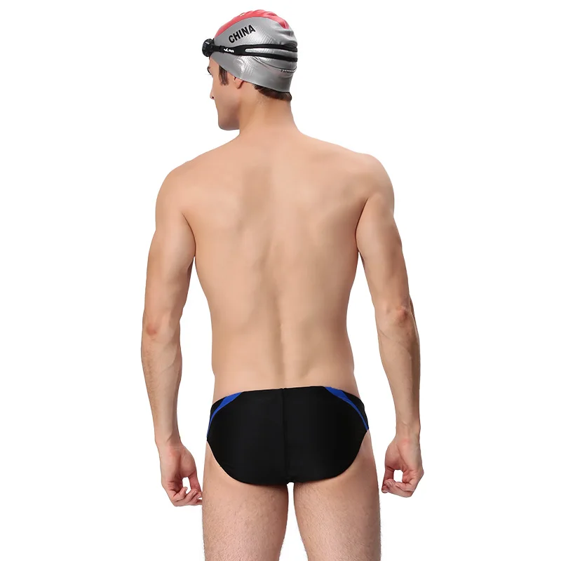 New Men Swimwear Swimsuit Man Swimming Trunks Penile Pouch Patchwork Beachwear Sexy Briefs High Quality Shorts Bathing Suit | Спорт и