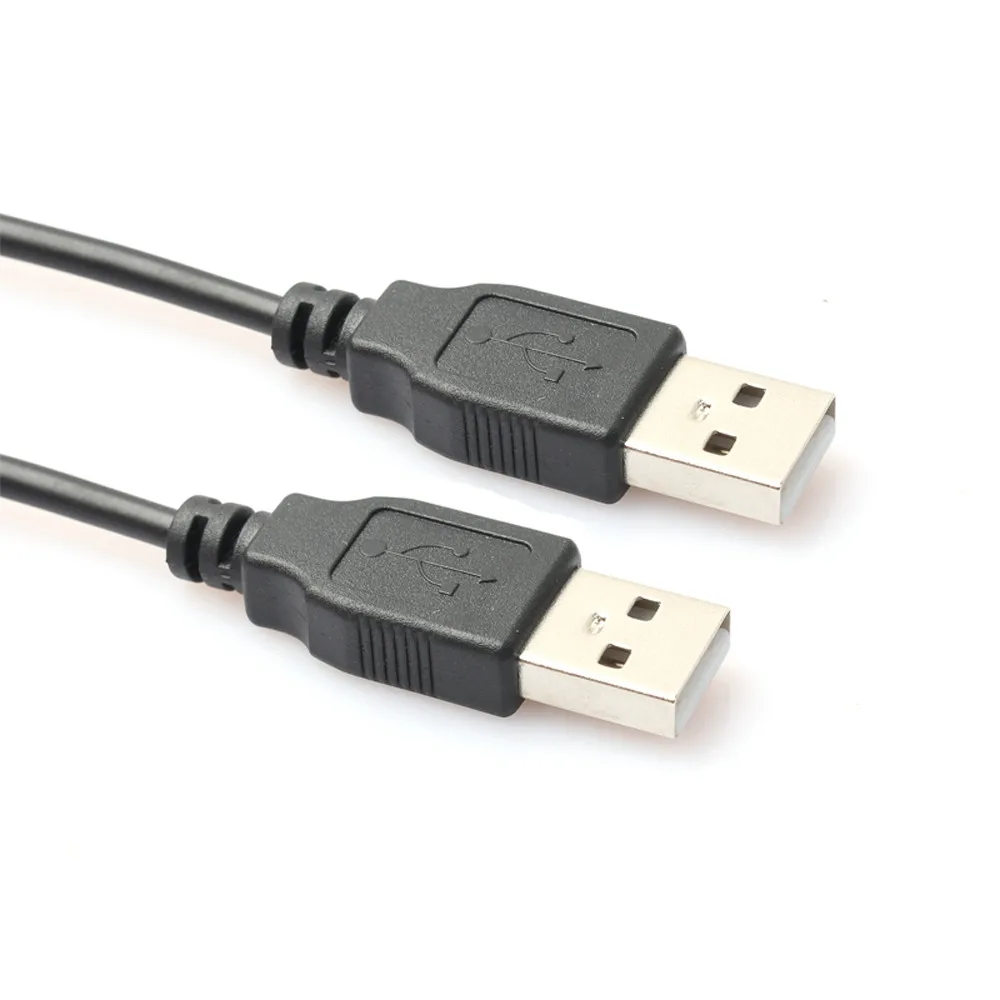 HIPERDEAL черный цвет 0,8 м USB 2,0 Тип A штекер-type-A Мужской кабель черный удлинитель для ПК U диск линия BAY09