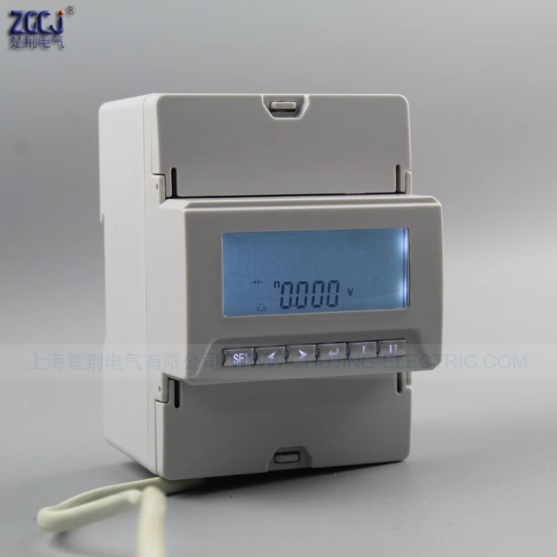 CJ-3DDY ЖК-дисплей AC 0-100A 450V 3 фазы din Многофункциональный измеритель с RS485 связь с 100A CT трансформаторы тока
