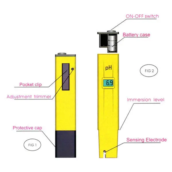 Nice PH Meter 0 14 LCD Digital Measure Tester Aquarium Pool Food Water Pen Type|food grade silicone rubber|pen wifipen drive flash difference |