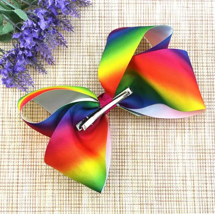 60 шт DHL Бесплатная доставка 8 дюймов Jojo Hairbow Ombre аксессуар лента для волос|ribbon hair