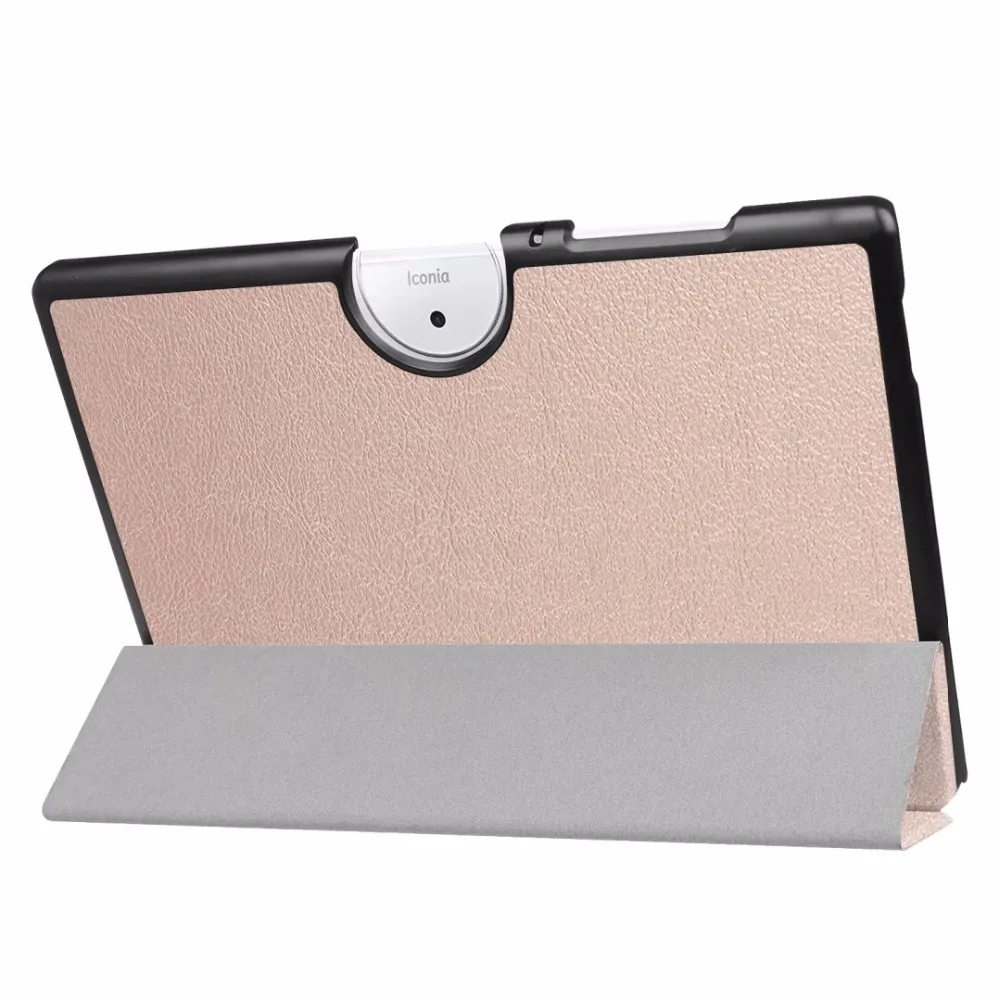 Ультратонкий чехол-книжка из искусственной кожи с магнитной застежкой 3 сложения