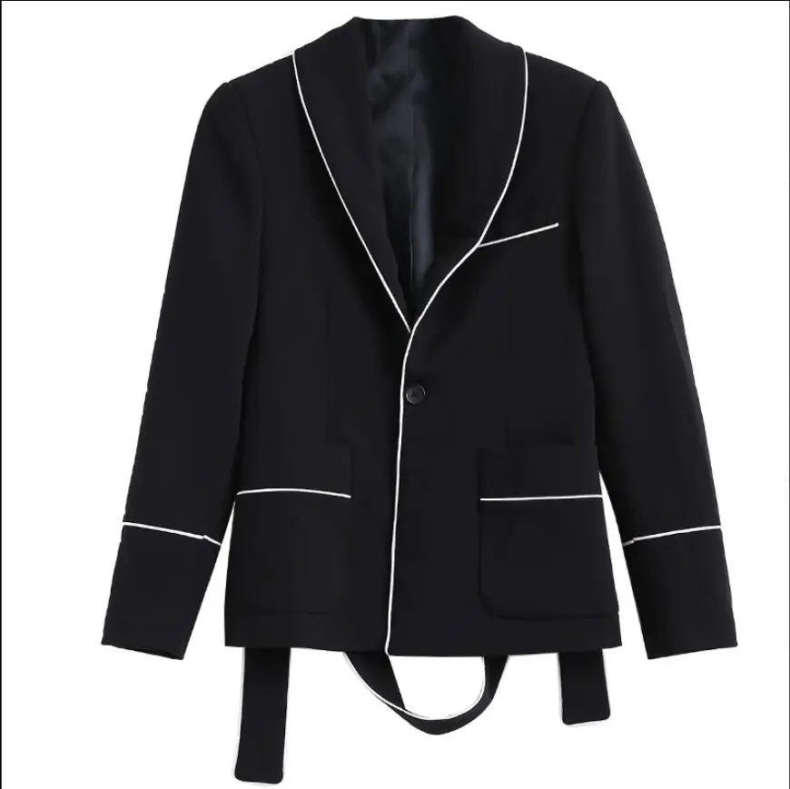 2021 модные мужские костюмы из двух частей в британском стиле повседневные Костюмы