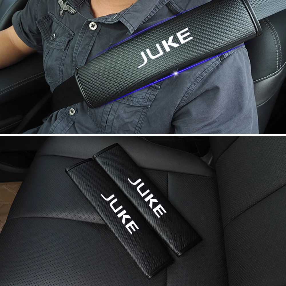 Для NISSAN JUKE светоотражающий, безопасный Чехол для ремня безопасности, автомобильный ремень безопасности, подплечники, автозапчасти для стайлинга автомобилей, 2 шт