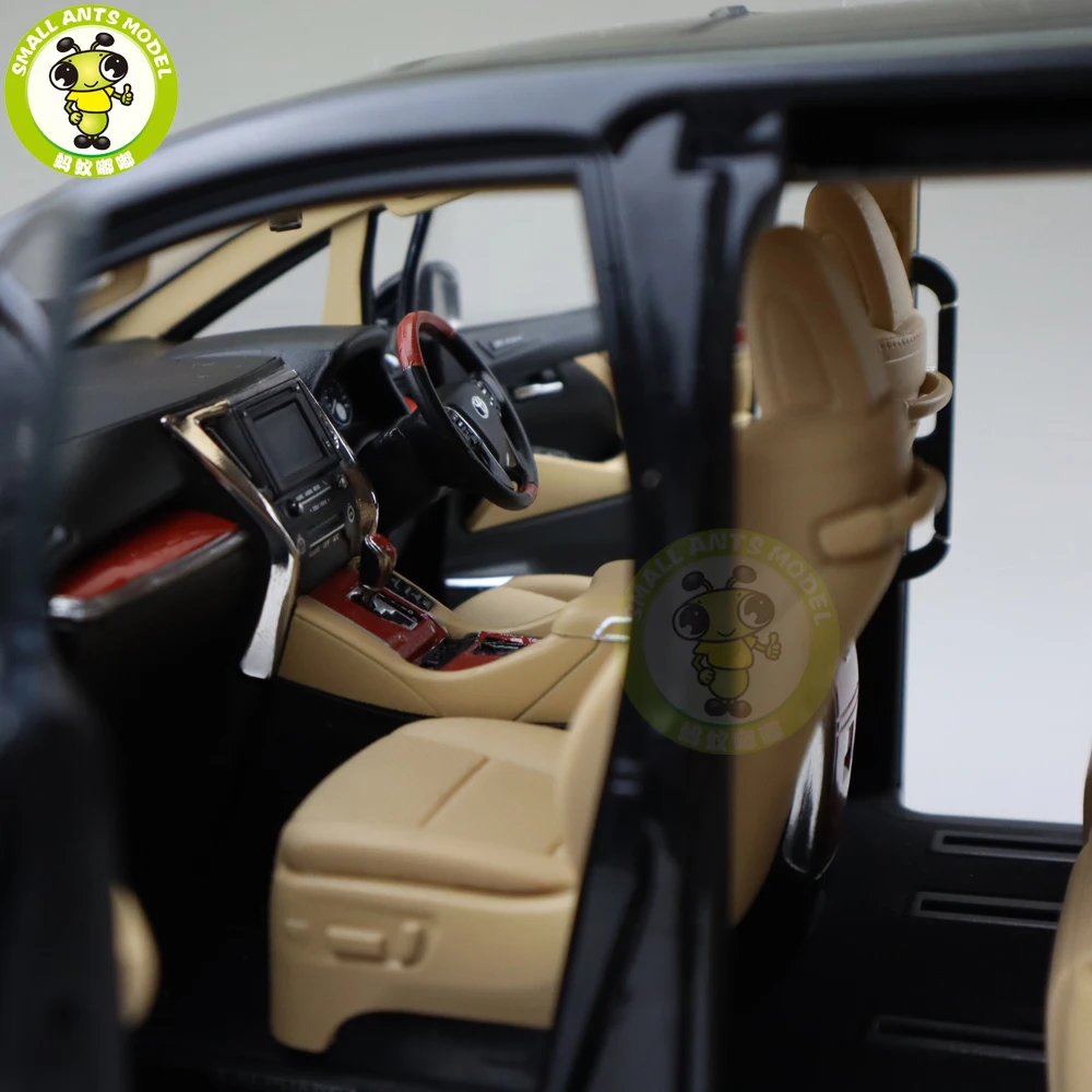 1/18 ALPHARD MPV литая под давлением Модель автомобиля игрушки дети мальчик девочка Подарочная коллекция черный