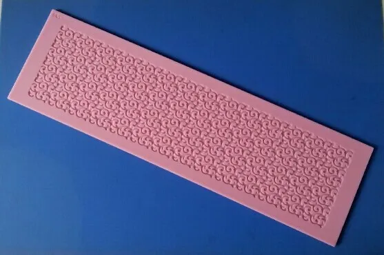 

DIY silicone mold fondant cake decorating lace embossed fondant mold silicone embossing pad