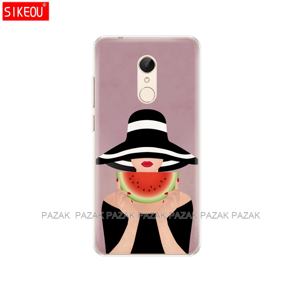 10624 Силиконовый чехол для телефона Xiaomi Redmi 5, 5,7 дюйма, Xiaomi Redmi 5 Plus, 5,99 дюйма, чехлы для hongmi Redmi 5 plus, Мягкий ТПУ - Цвет: 10624