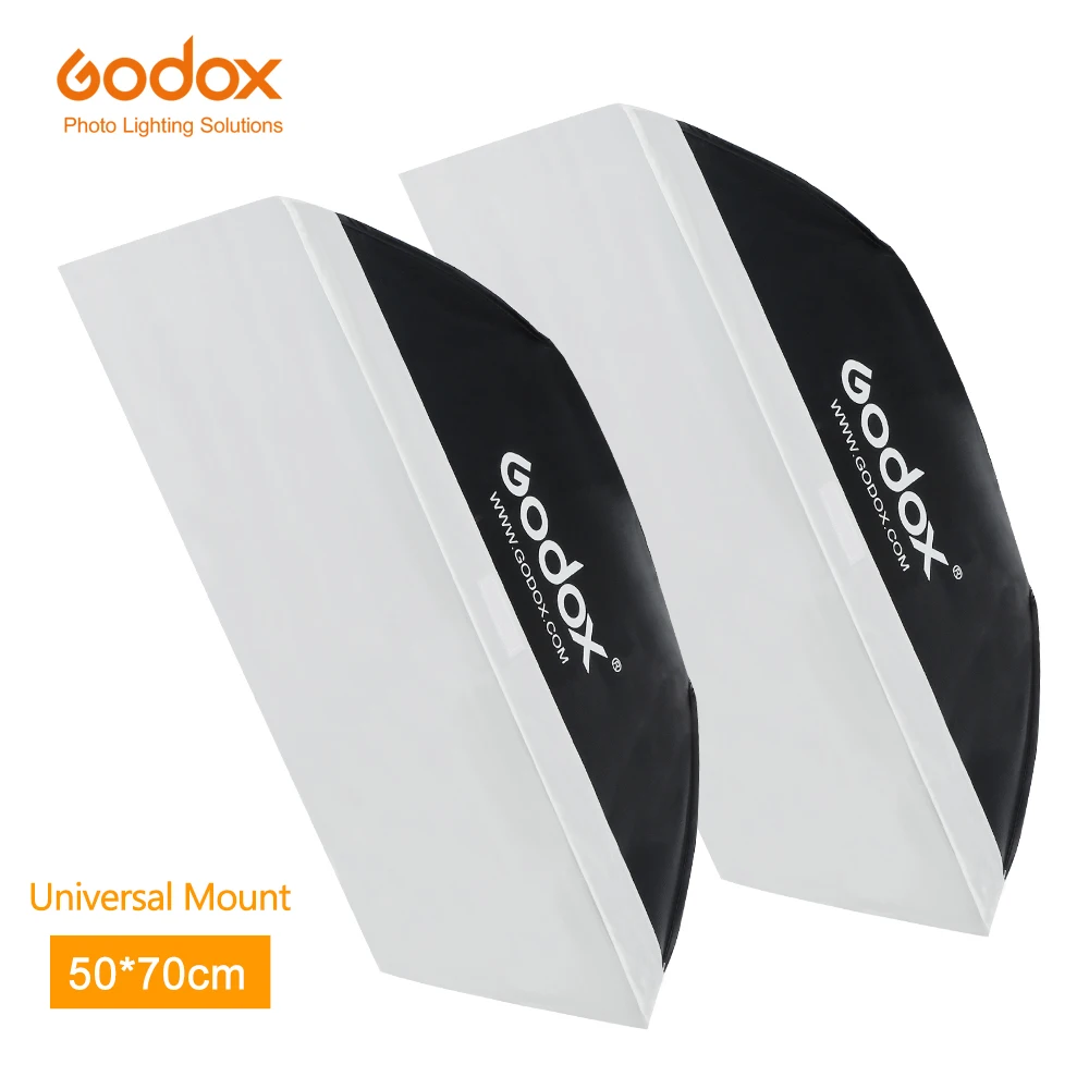 Софтбокс Godox 20x27/50x70 см с универсальным креплением для фотостудии|soft box|photo studio