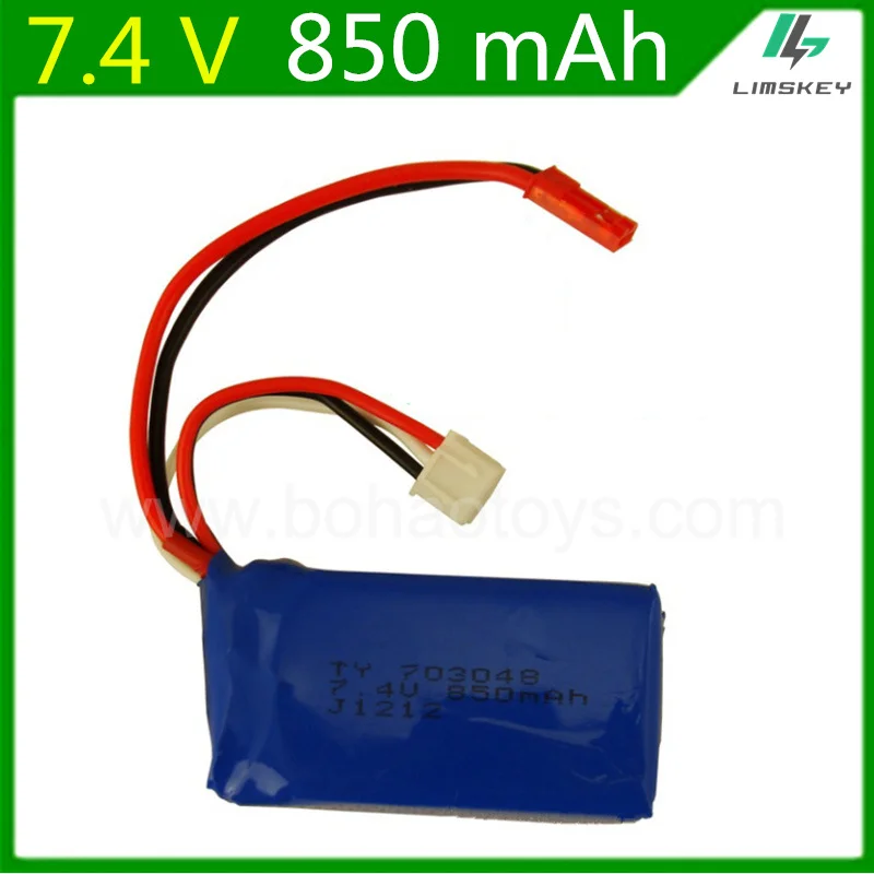 7 4 В 850 мАч Lipo батарея для WLtoys V912 V262 V353 Udi U829X RC Aircraft LIPO bateria 703048|battery for wltoys v912|lipo battery