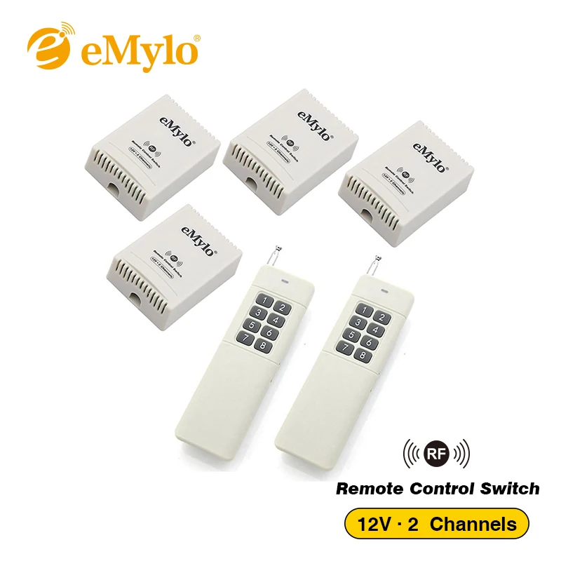 EMylo DC 12 В умный беспроводной переключатель RF пульт дистанционного управления