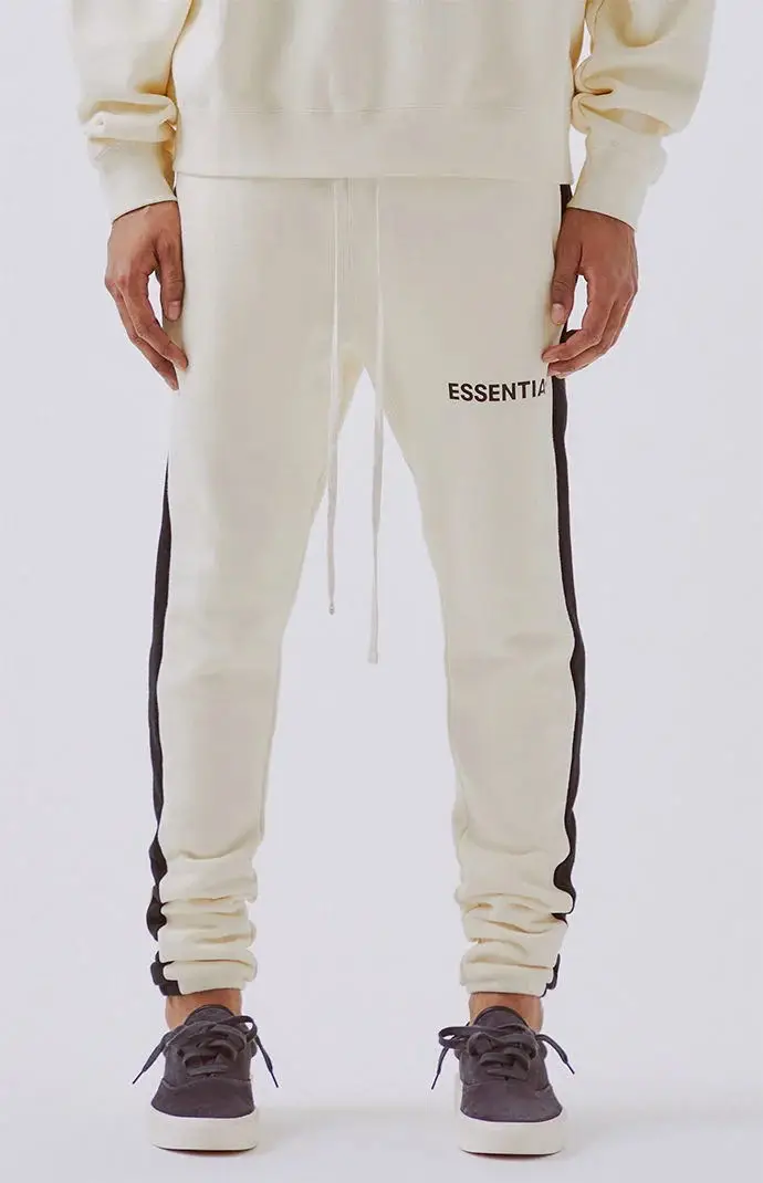 QoolXCWear Kanye West trousers Justin Bieber Sweatpants Side Stripe Jogger Pants Elastic Waist hip hop Pants Streetwear