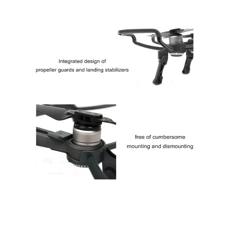 Защита пропеллеров защита от столкновений со складными ножками шасси для DJI Spark