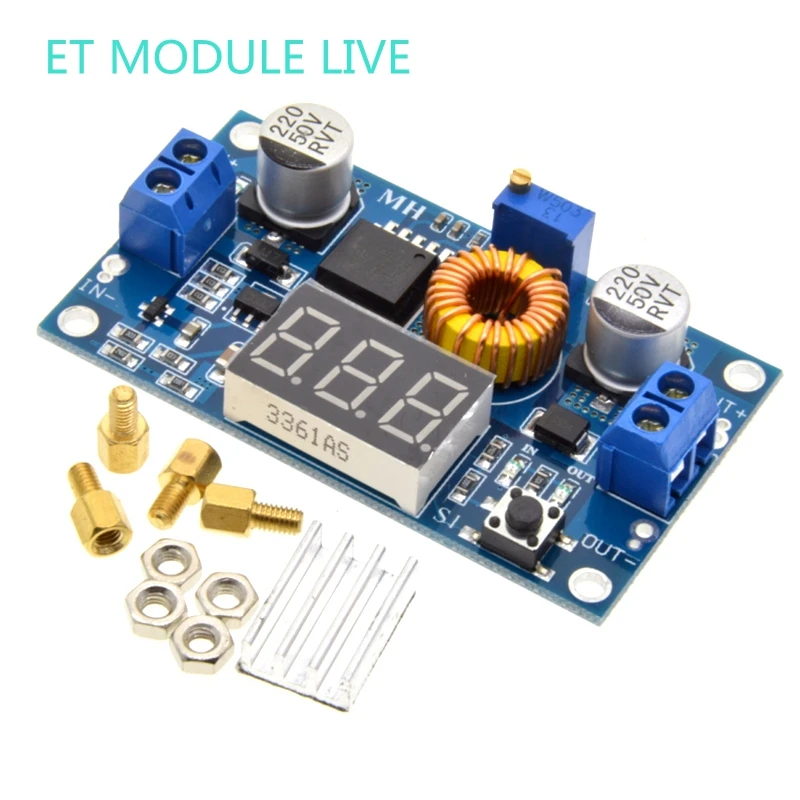Регулируемый понижающий преобразователь 5 А 75 Вт XL4015 с 4 38 в до 1 25 36 в|module diy|module