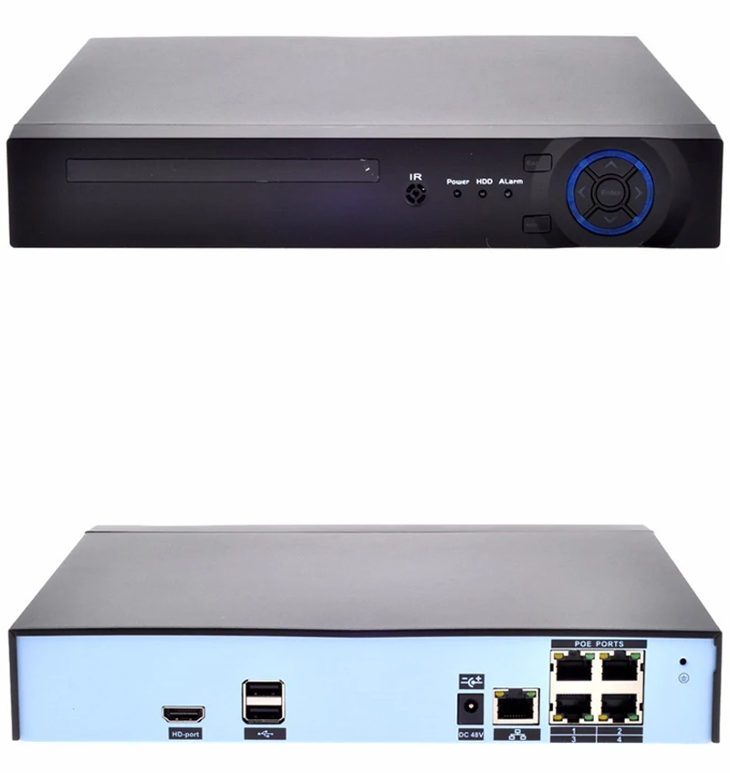 Новое поступление XMeye Onvif 5MP 4MP H.264/265 48v POE сетевой видеорегистратор Поддержка onvif