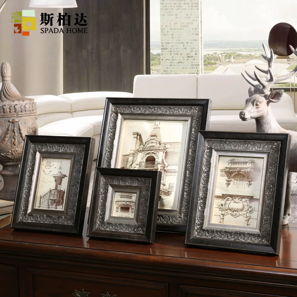 Высококачественная деревянная фоторамка винтажная Свадебный настенный