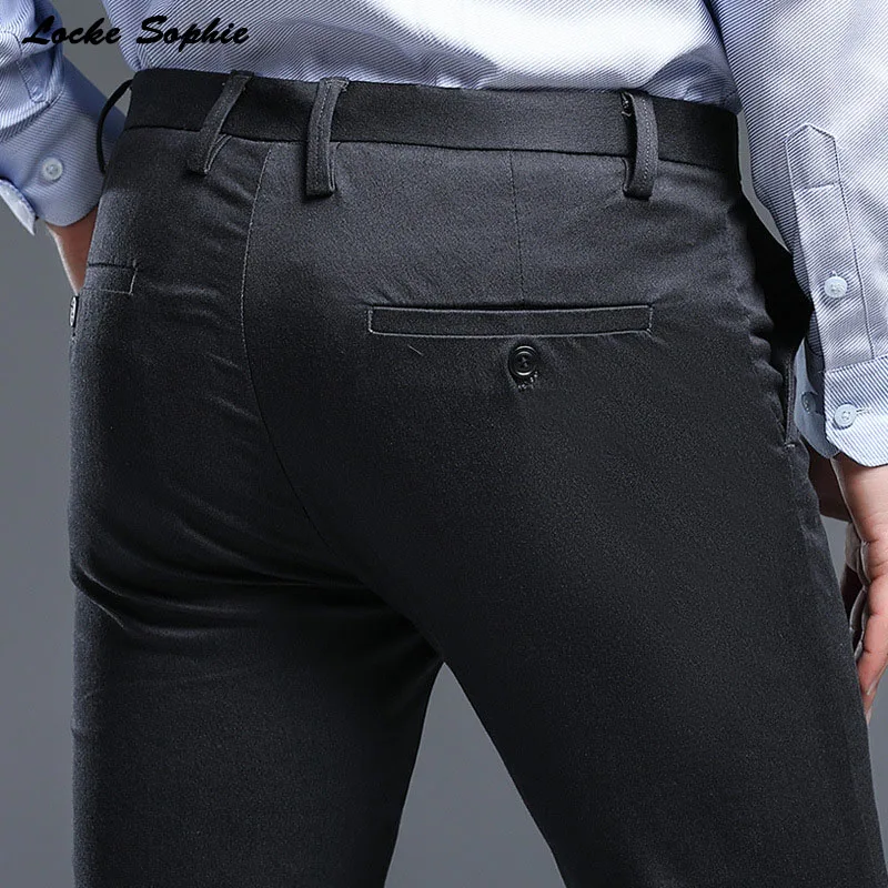 1 шт. мужские брюки-карандаш с высокой талией большие размеры 2019 Осенний Модный