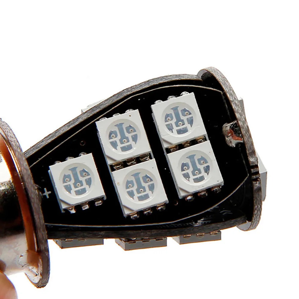 2 шт. 1156 BAY15S P21W 5050 SMD 18 LED Автомобильный указатель поворота Canbus без ошибок