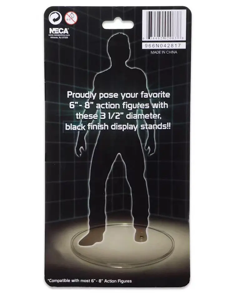 10 шт./компл. NECA прозрачная подставка из ПВХ для фигурок кукол размером от 6 до 8
