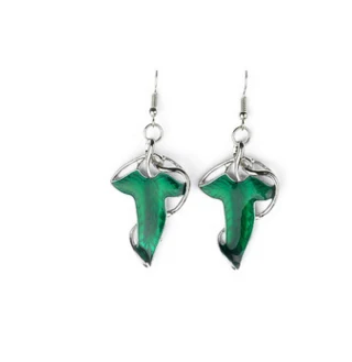 Fashion Wizard Leaves Earrings The Elven Leaf Drop Fan Gift Movies Jewelry Wholesale | Украшения и аксессуары