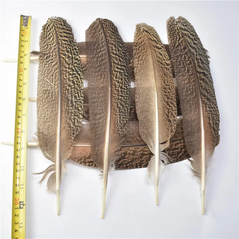 35-40cm-14-16inch Новые различные высококачественные настоящие натуральные орлиные перья 10 шт. 15-40 см перья орла птицы для рукоделия украшения свадьбы - Цвет: 35-40cm-14-16inch