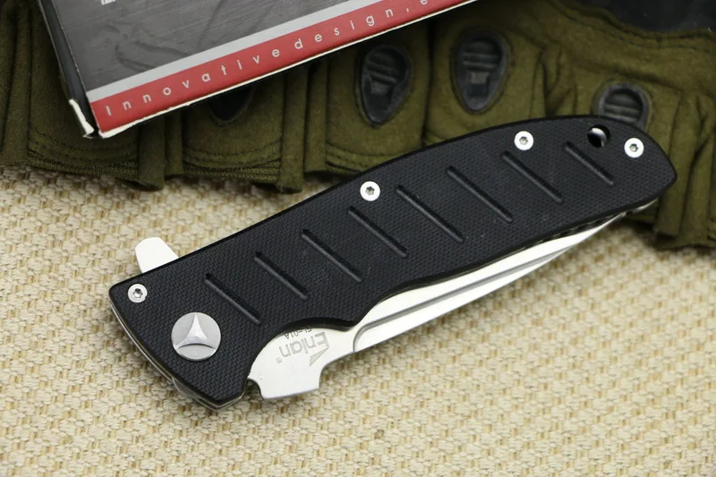 Enlan EL-01A складной нож с полузубами 8Cr13Mov лезвие G10 ручка Подарочный нож для охоты и кемпинга карманные Фруктовые Ножи EDC инструменты