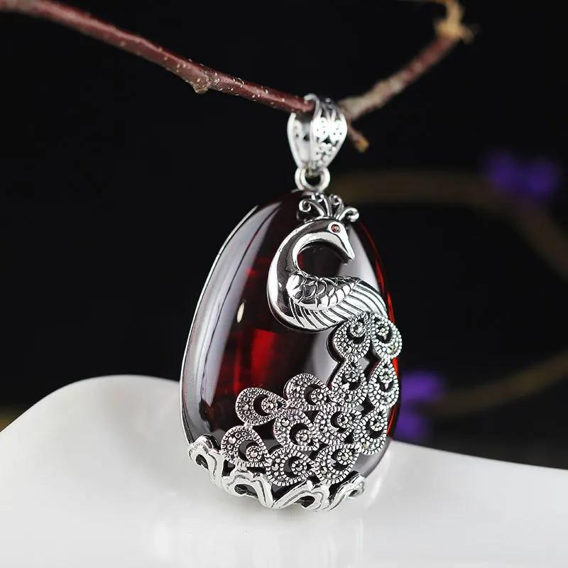 Женский кулон из серебра 925 пробы с цепочкой на свитер|pendants for women|gemstone silver pendantspendant