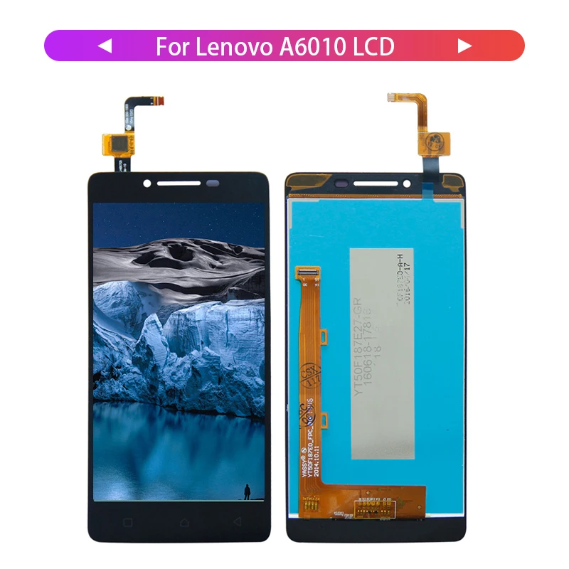 ЖК дисплей 5 0 дюйма для Lenovo A6010 с цифровым преобразователем и сенсорным экраном в