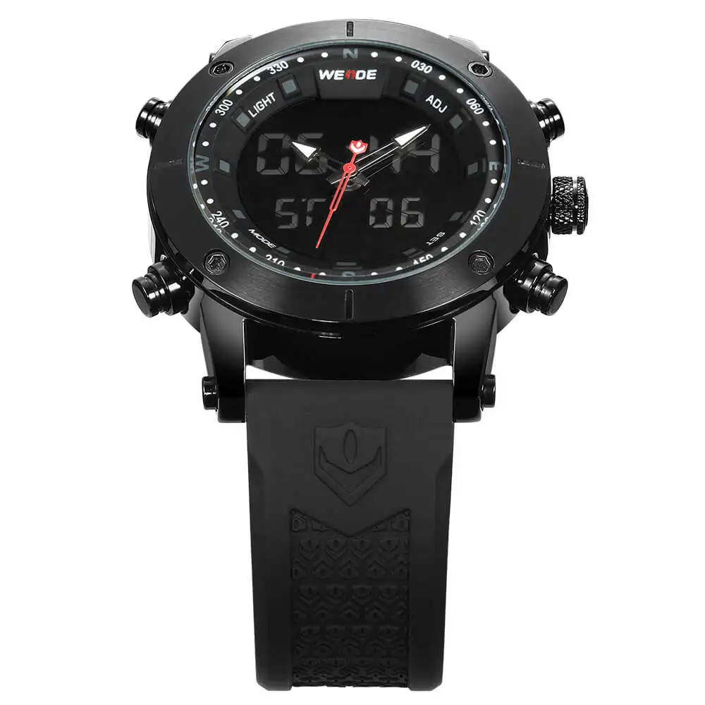 WEIDE роскошный оригинальный для ЖК дисплея цифровые спортивные фитнес часы