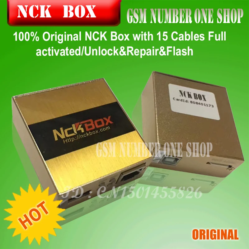 Gsmjustoncct 100% оригинальная коробка NCK PRO с 15 кабелями полностью