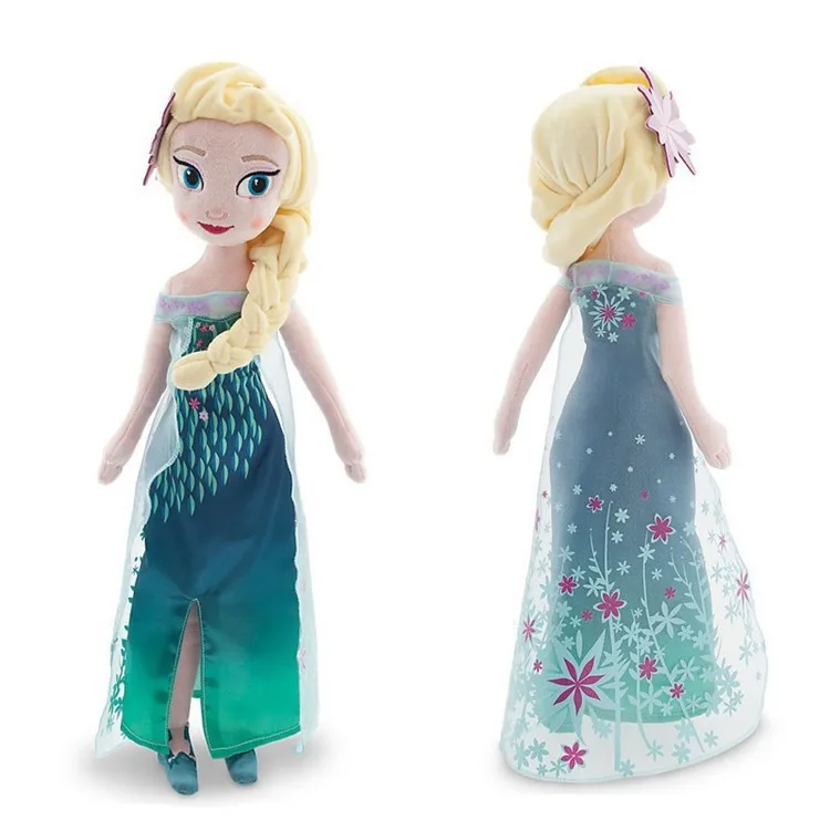 Игрушки Disney холодная принцесса новая версия 40 50 см игрушки Анна и Эльза