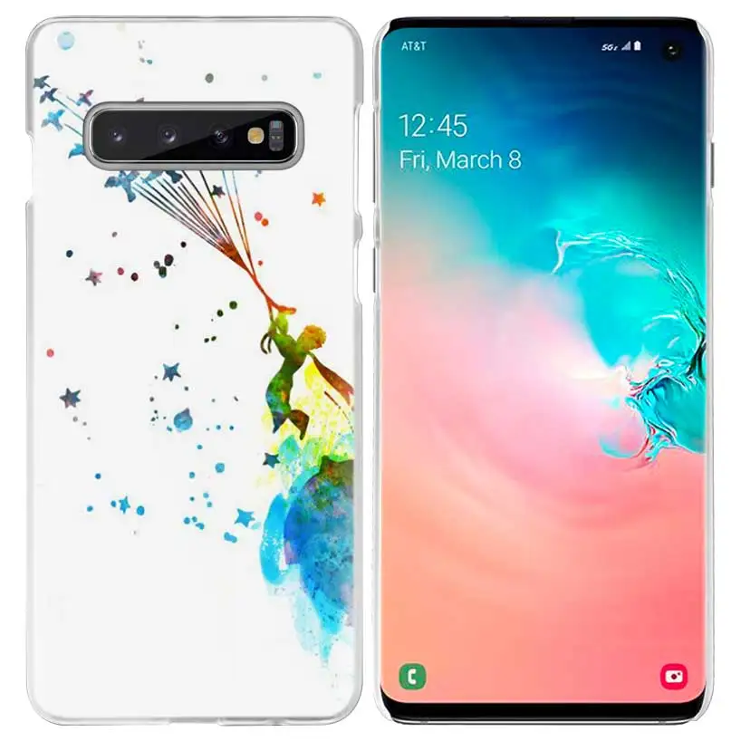 С принтом «Маленький принц», чехол для samsung Galaxy S10 5G S10e S9 S8 M30 M20 M10 J4 J6 плюс J8 Note 8 9 прозрачный жесткий чехол из ПК для телефона