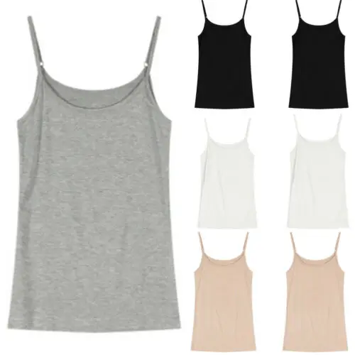 Женский однотонный топ без рукавов летний сексуальный Облегающий на бретелях