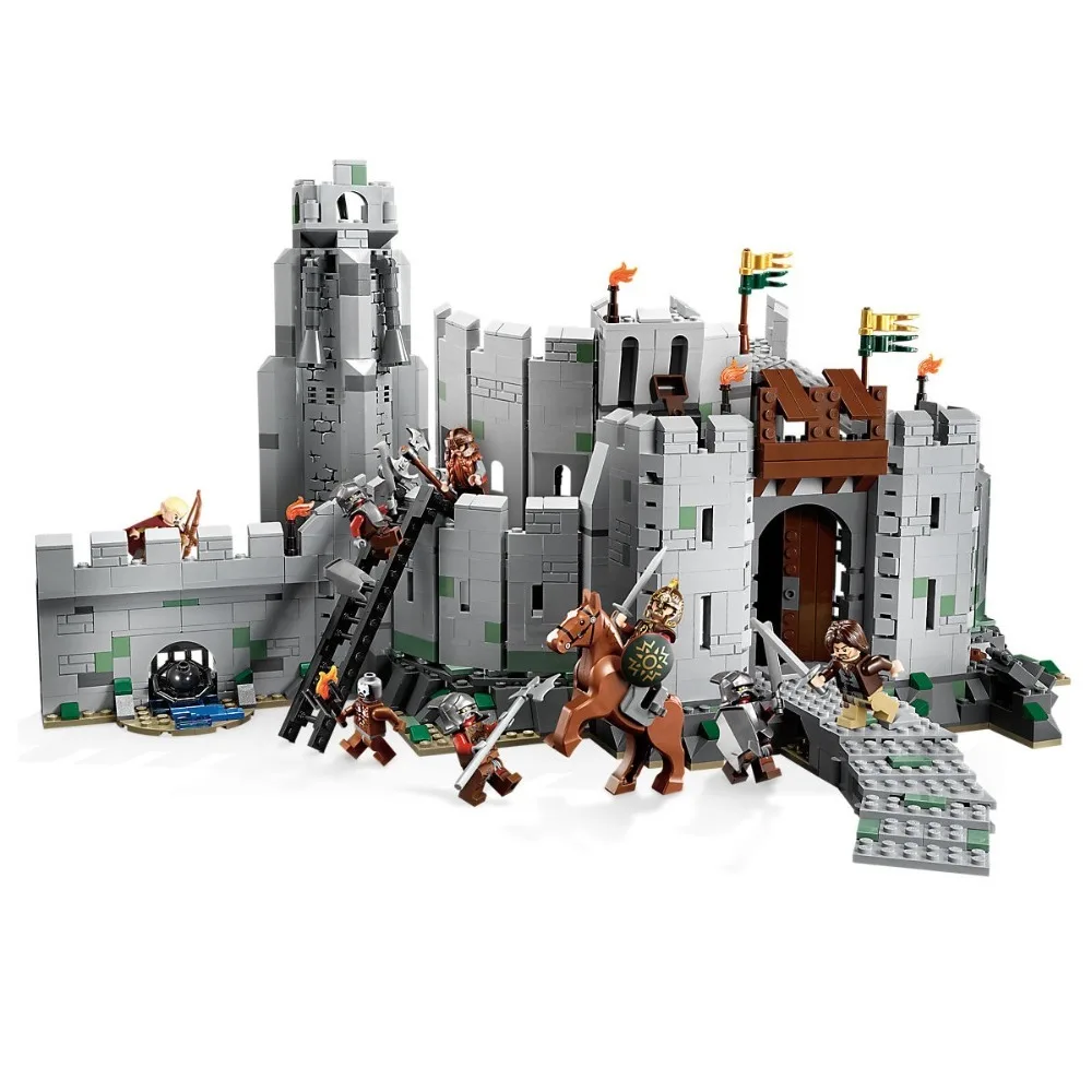1368 шт. битва Helme''s глубокий Совместимость Legoe LofTR и Хоббит 9474 строительные