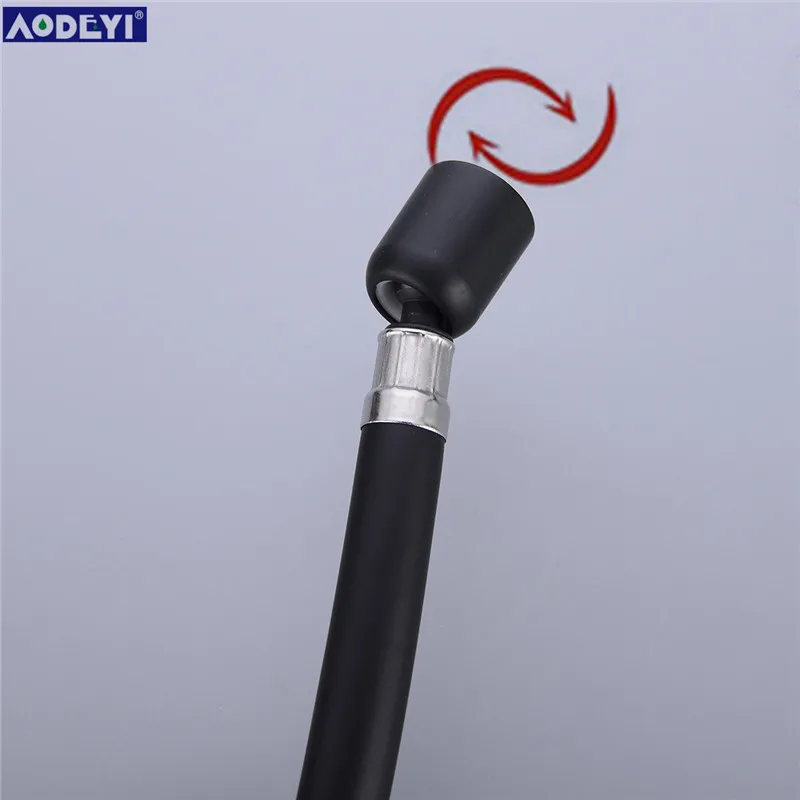 1 5m pvc flexible shower hose 360 degree winding preventing explosion proof pipes bathroom shower set accessories silver black free global shipping