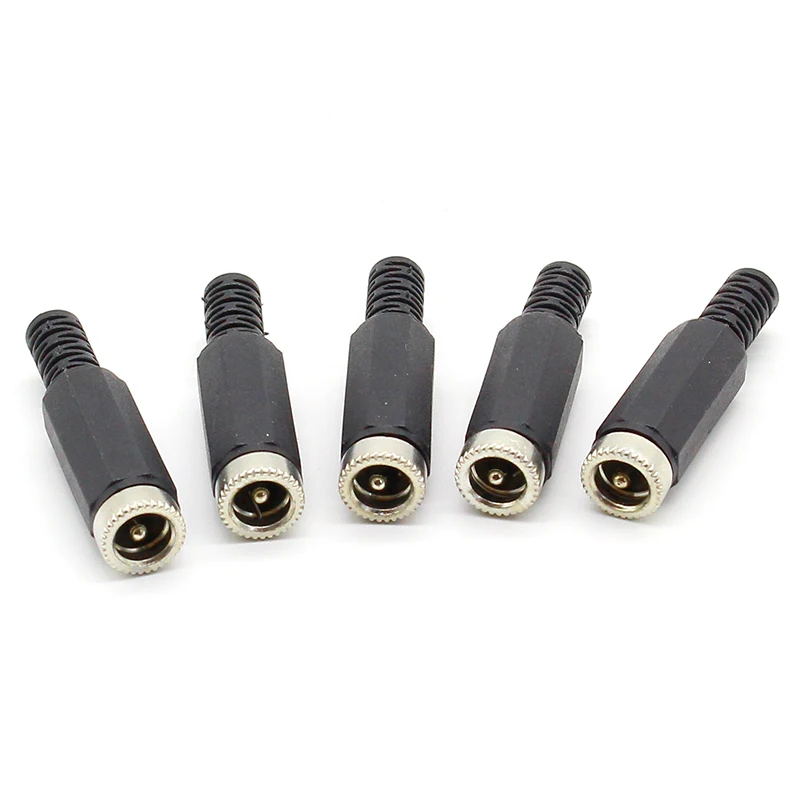 5 шт. 2 1 мм x гнездовой адаптер питания постоянного тока|female dc power connector|adapter connectordc