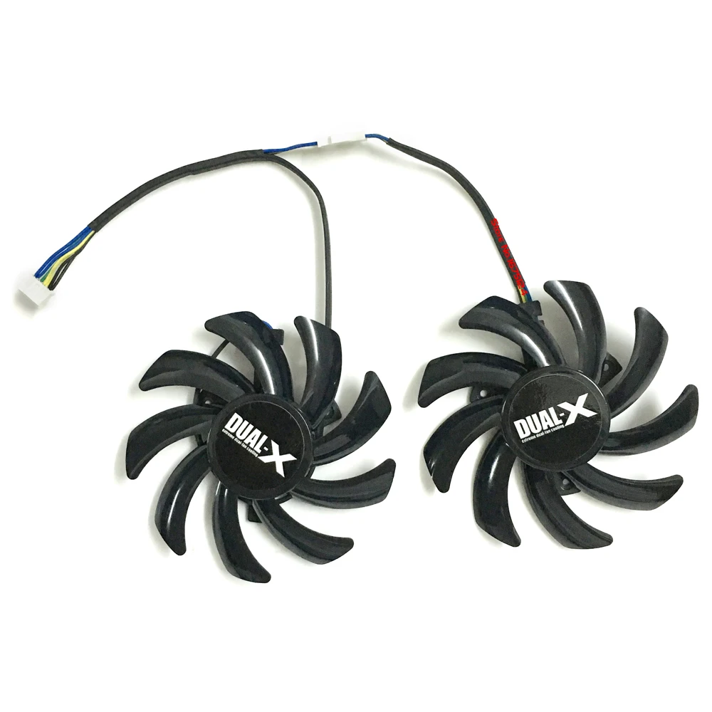 2 штуки 85MM 12V кулер вентилятор Видеокарта сапфир HD7970 HD7950 HD7770|card fan|vga cooler fangraphics card fan