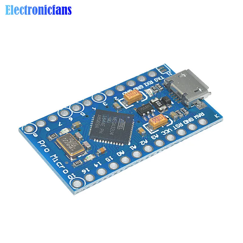 10 комплектов Pro Micro для Arduino ATmega32U4 контроллер USB 5 в 16 МГц atmega32U4 плата модуль Repalce
