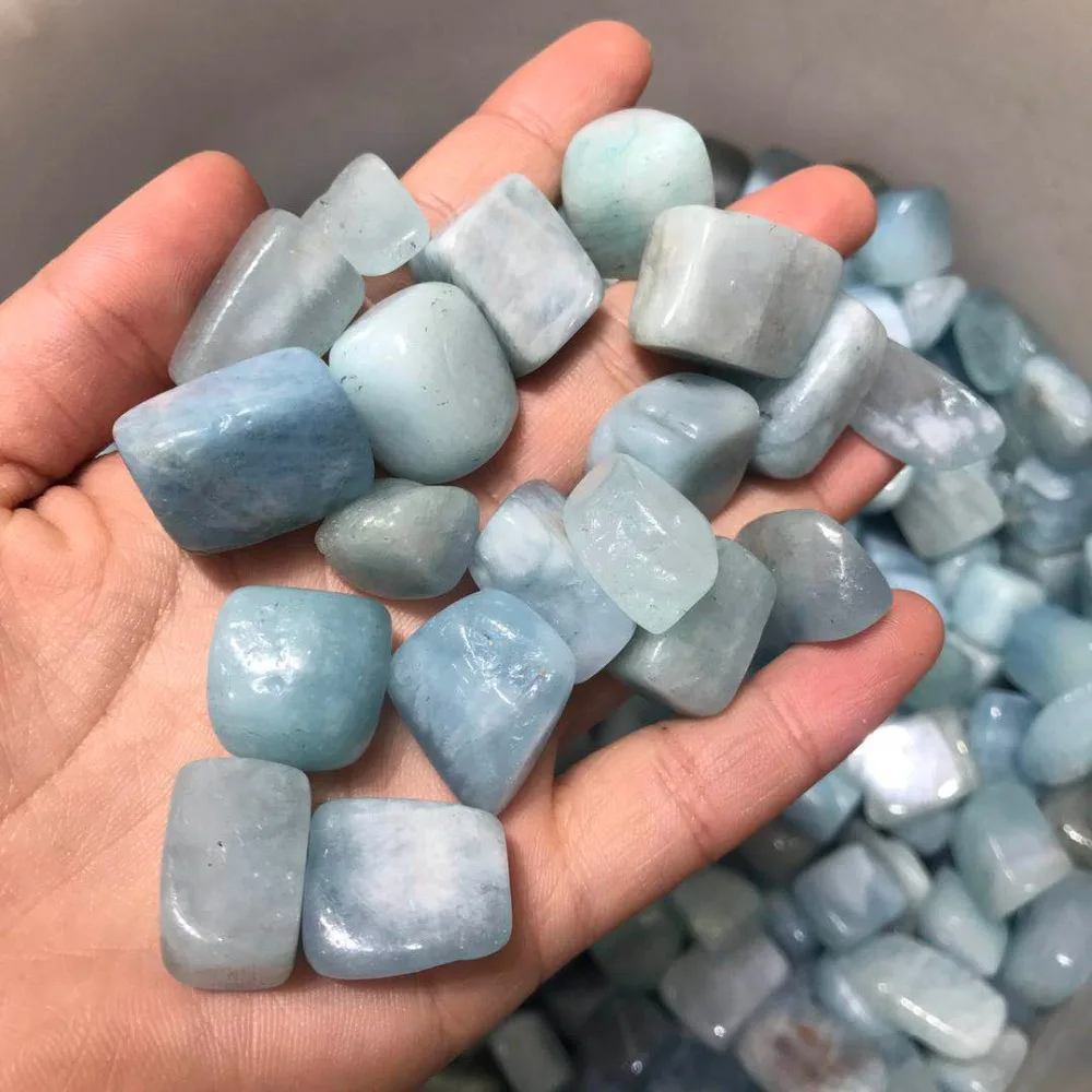 1 кг натуральный Аквамариновый кварц драгоценный камень для украшения дома