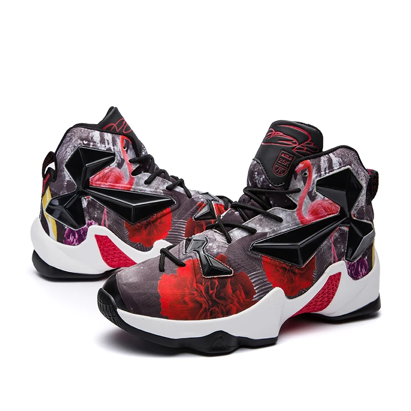 Новая мужская Баскетбольная Обувь 2017 мужские Ботильоны противоскользящие