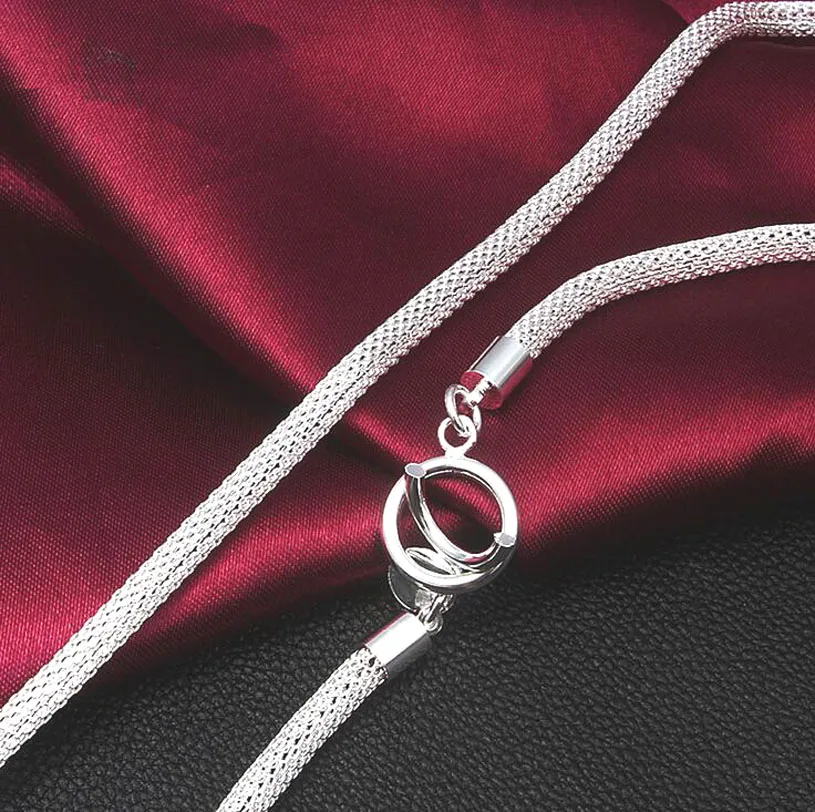 Цепочка из серебра 925 пробы, для женщин и мужчин, X016