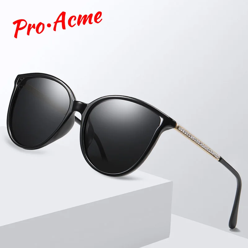 Женские солнцезащитные очки кошачий глаз Pro Acme винтажные дизайнерские с