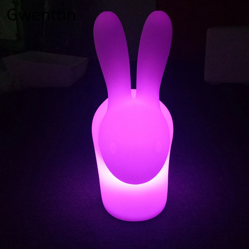 RGB Цвет Кролик Chiar ночные огни USB светодиодный пульт дистанционного управления кровать спальня прикроватные лампы для детей Детский подарок Рождественский Декор