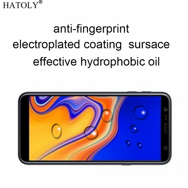 Закаленное стекло для samsung Galaxy j4 plus 1 шт. защитная пленка экрана J4 Prime J415 полное