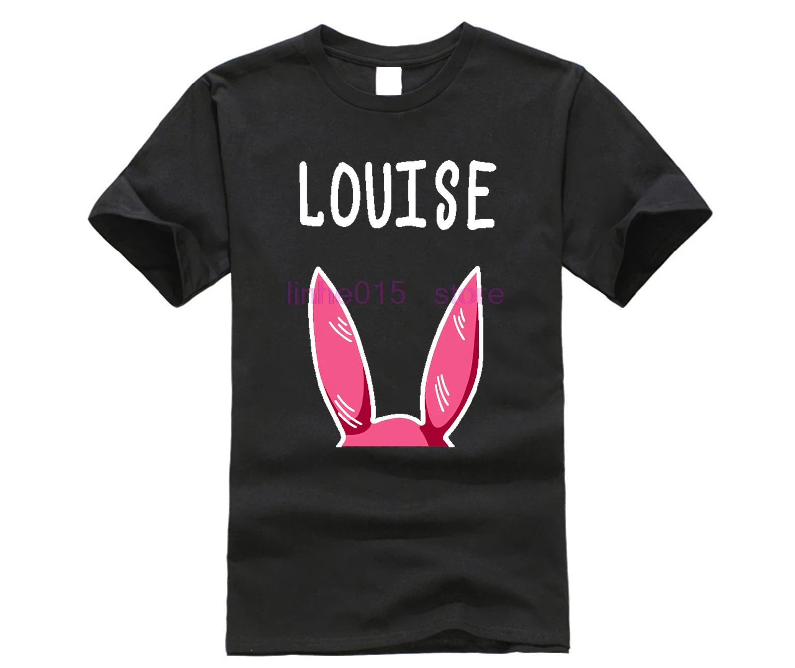 Bobs Burgers Louise приталенная хлопковая футболка с надписью Next Level 100% хлопок большие