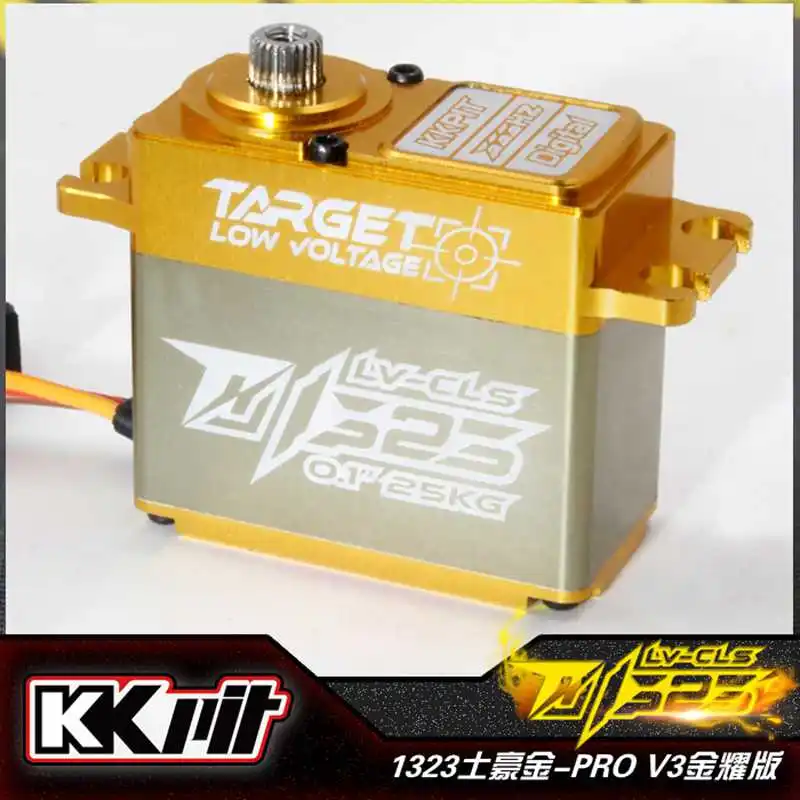 

FATJAY kkпита 1323 PRO V3 цифровой 55g металлический сервопривод 25 кг. См Крутящий момент для роботов радиоуправляемых автомобилей гусеничный грузовик
