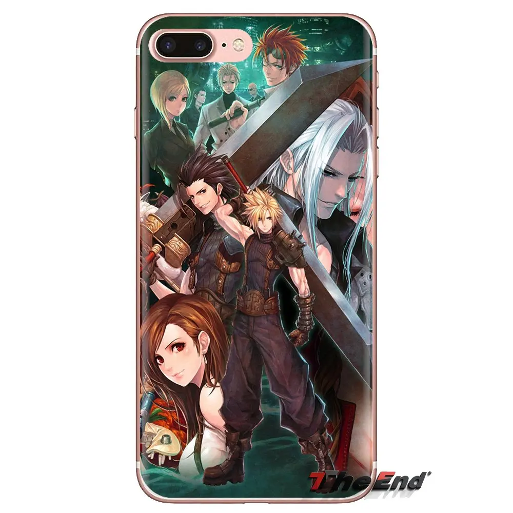 Game Final Fantasy IX Advent Soft Transparent Cases Covers For iPod Touch Apple iPhone 4 4S 5 5S SE 5C 6 6S 7 8 X XR XS Plus MAX |