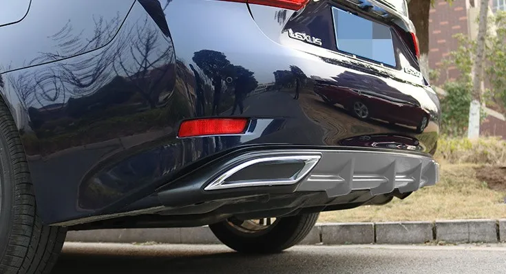 Для lexus ES250 Задний Спойлер ABS задний бампер диффузор защитные бамперы для lexus ES250 ES300 после хромированный край задний спойлер